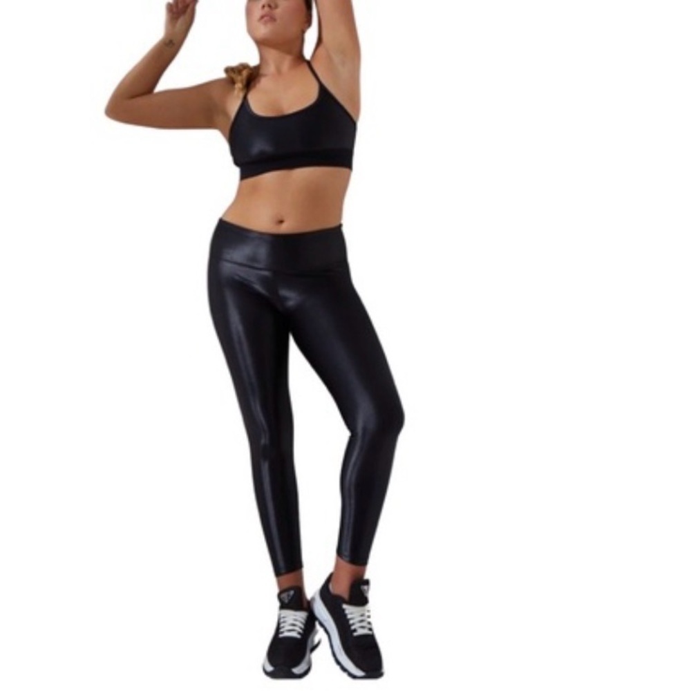 Noli Shiny Black Women's Leggings